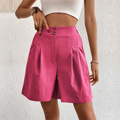 Bersha Shorts | Lässige farbige bermudas damen