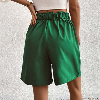 Bersha Shorts | Lässige farbige bermudas damen