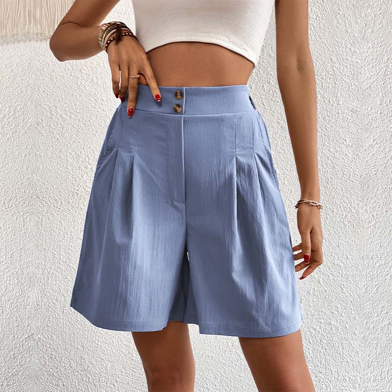 Bersha Shorts | Lässige farbige bermudas damen