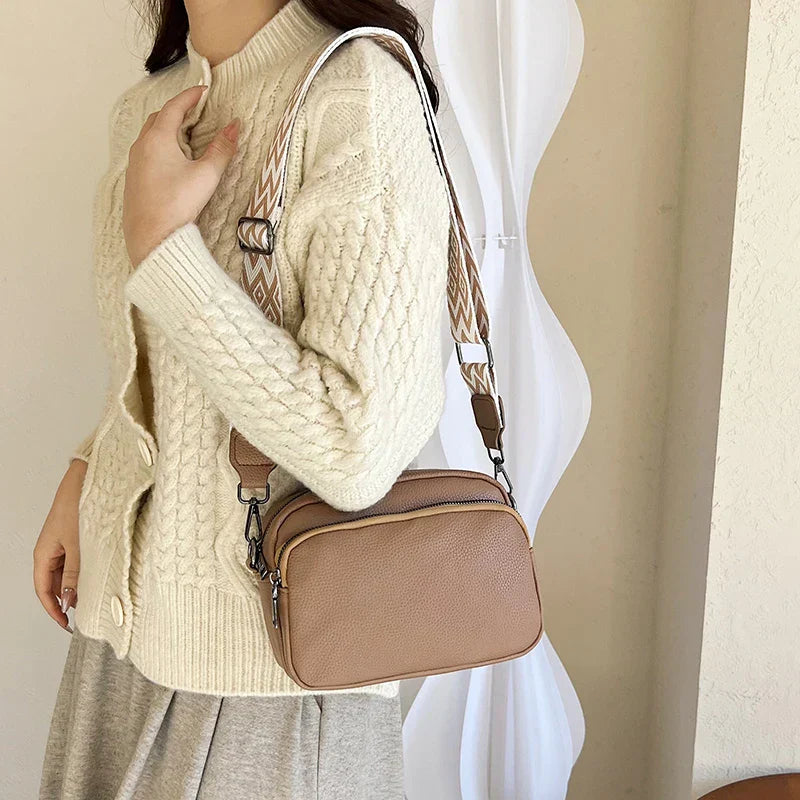 Chelsea | Raffiniertes PU Leder Schultertasche