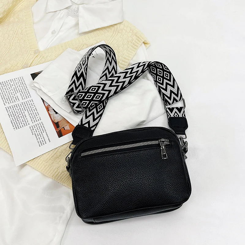 Chelsea | Raffiniertes PU Leder Schultertasche