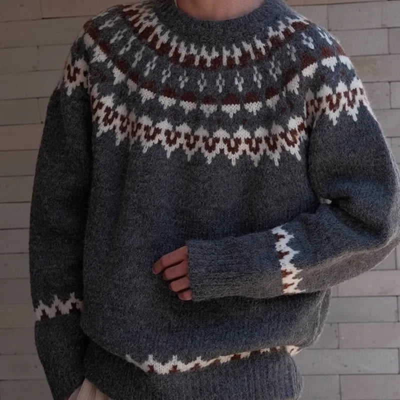 Lucas | Vintage Isländischer Pullover