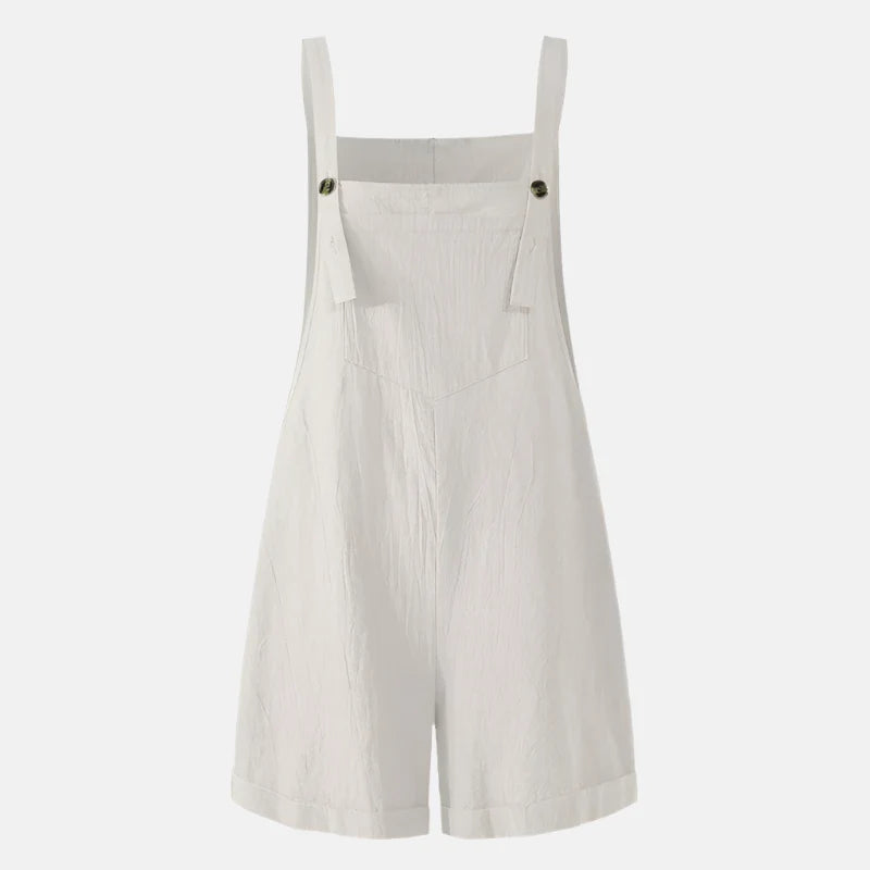 Umstands-Sommer Overall - Die perfekte Umstands-Latzhose im Boho-Stil mit Tasche
