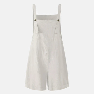 Umstands-Sommer Overall - Die perfekte Umstands-Latzhose im Boho-Stil mit Tasche