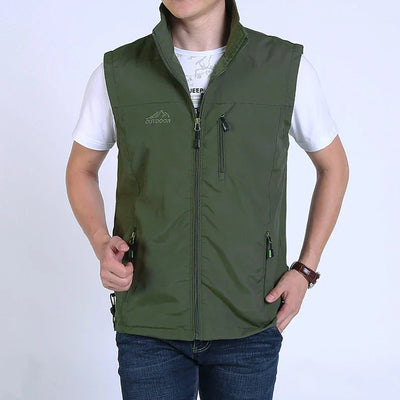 Weste für Herren - Outdoor Ärmellose Übergangsjacke