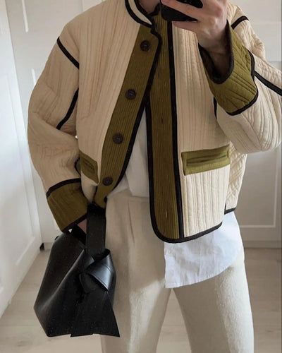 Heidi-Mode | Elegante Patchwork Chic Jacke