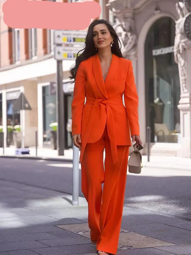 Heidi-Mode | Stilvolle Blazer Set Für Damen - Blazer+Hose