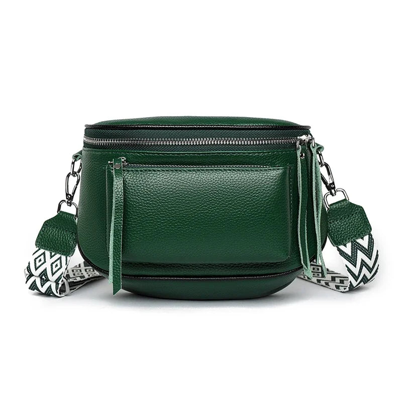 Elsie | Raffinierte PU Lederaxeltasche