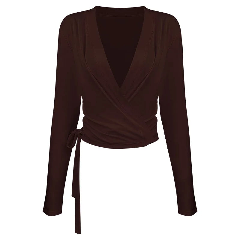 Siria | Pilates Wickelshirt Langarm