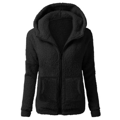 KARLA KAPUZENPULLOVER AUS DICKEM FLEECE