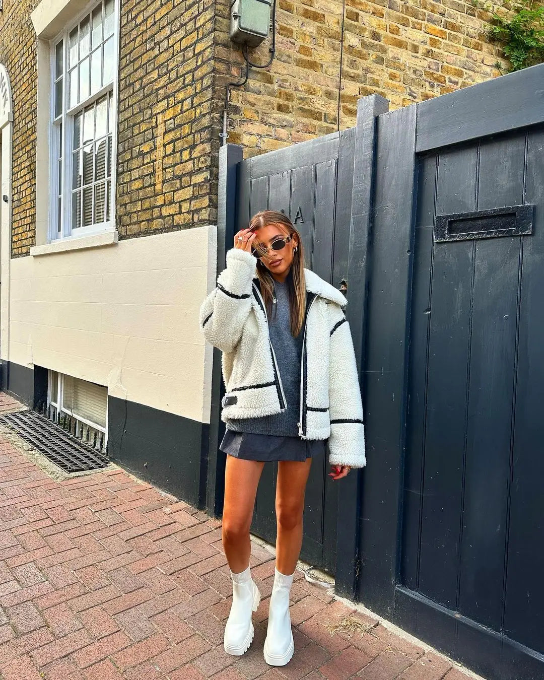 Heidi-Mode | Vintage Jacke mit Stehkragen