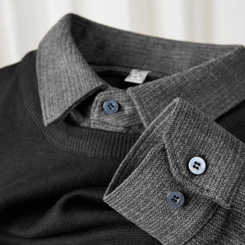 Edgar | Zweifarbiges Hemd aus hochwertiger Wolle