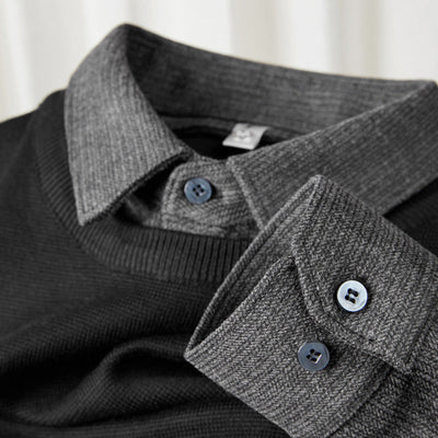 Edgar | Zweifarbiges Hemd aus hochwertiger Wolle