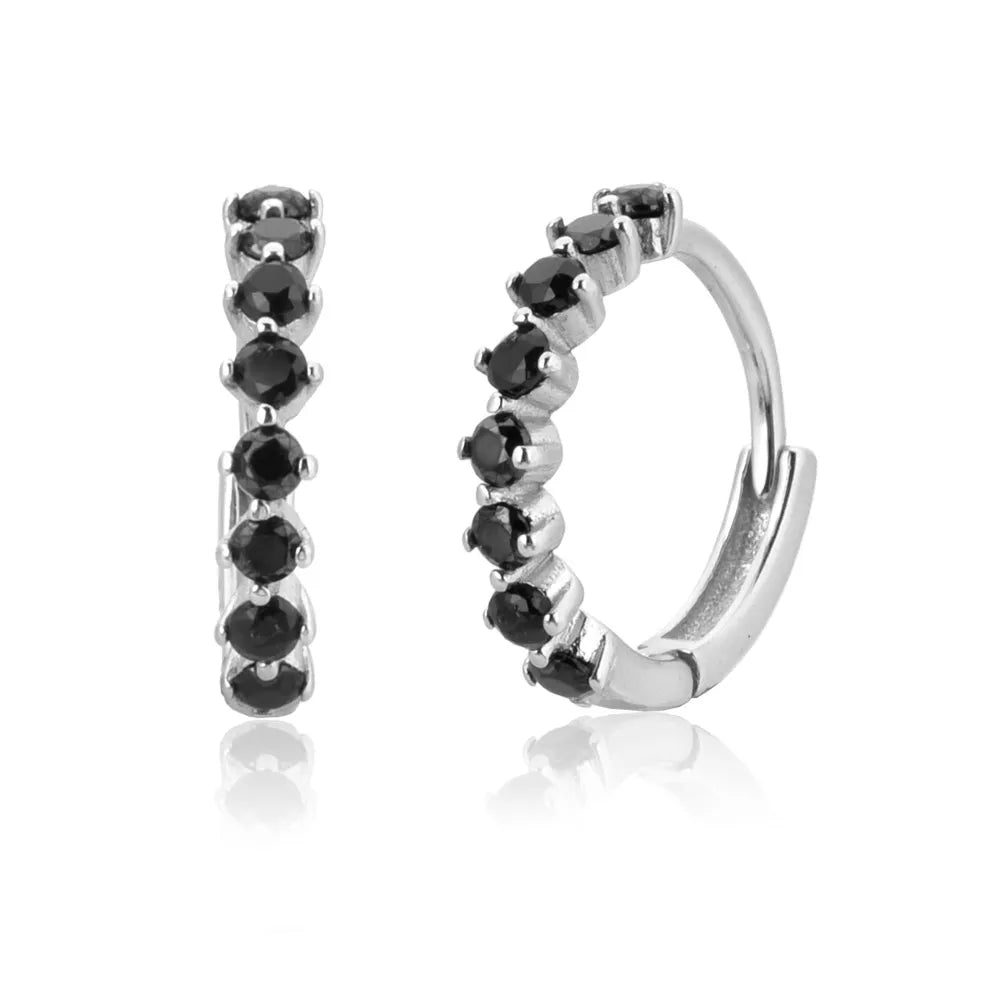 OHRRINGE LE CHIC | SILBER ONYX