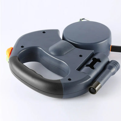 DuoPaw | Multifunktionale doppelte Hundeleine mit integrierter LED-Taschenlampe