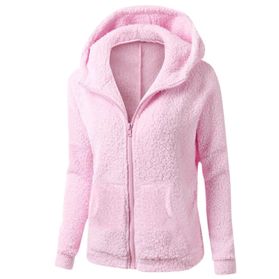 KARLA KAPUZENPULLOVER AUS DICKEM FLEECE