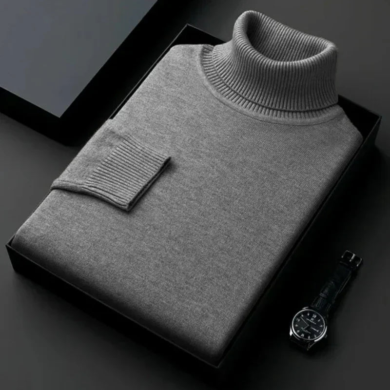 Jacob Klassischer Rollkragenpullover