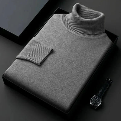Jacob Klassischer Rollkragenpullover