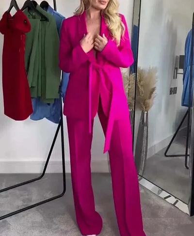 Heidi-Mode | Stilvolle Blazer Set Für Damen - Blazer+Hose