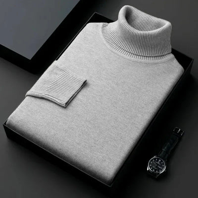 Jacob Klassischer Rollkragenpullover