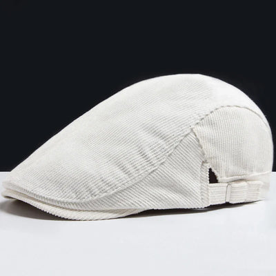 Unisex Modische Cord Baskenmütze | Stilvoll