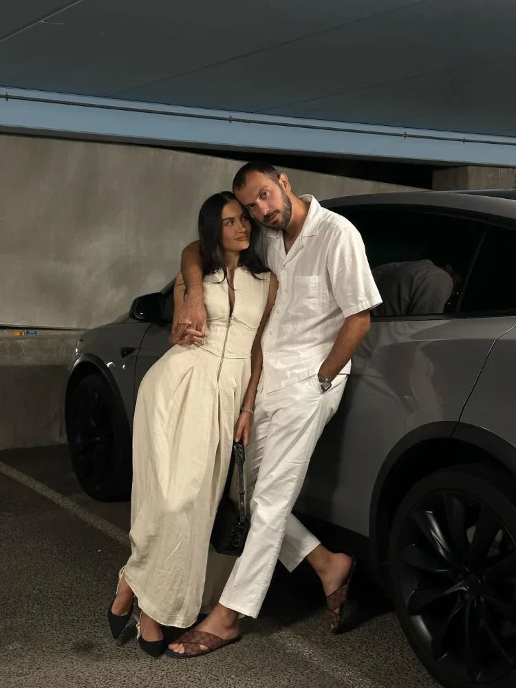 Heidi-Mode | Elegantes Maxikleid mit Reißverschluss