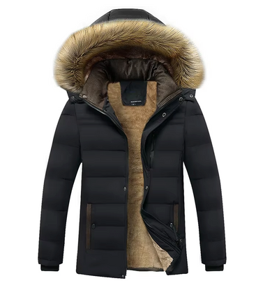 ArcticShield Parka | Premium Wasserdichter Langmantel für Herren mit Fleecefutter