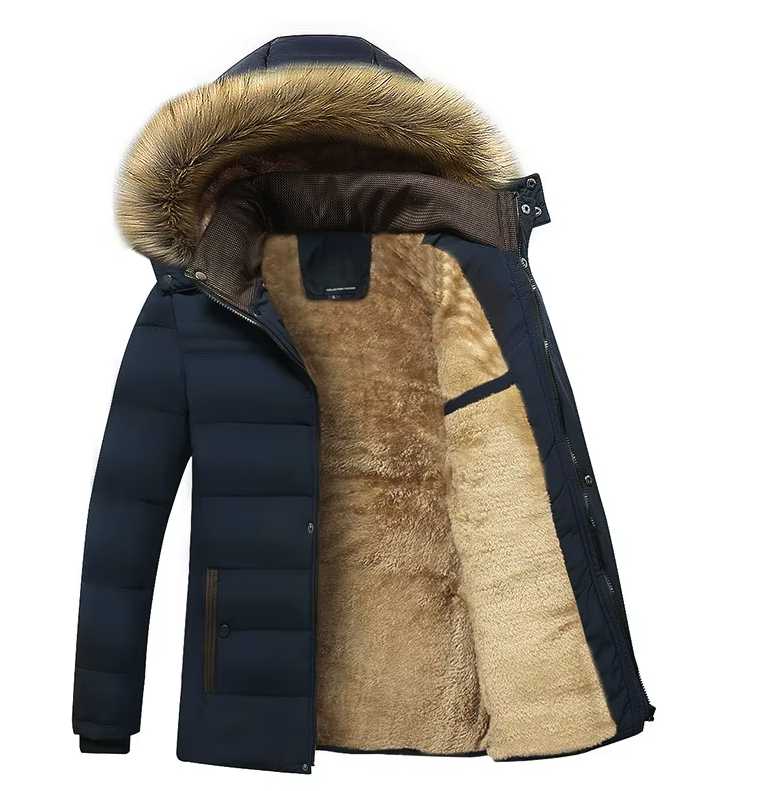ArcticShield Parka | Premium Wasserdichter Langmantel für Herren mit Fleecefutter