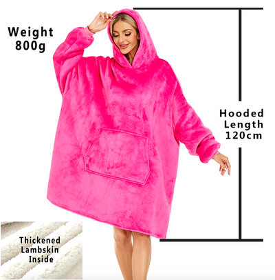 Cuddle Hoodie decke | Ultimative Wärme und Gemütlichkeit für kalte Tage!