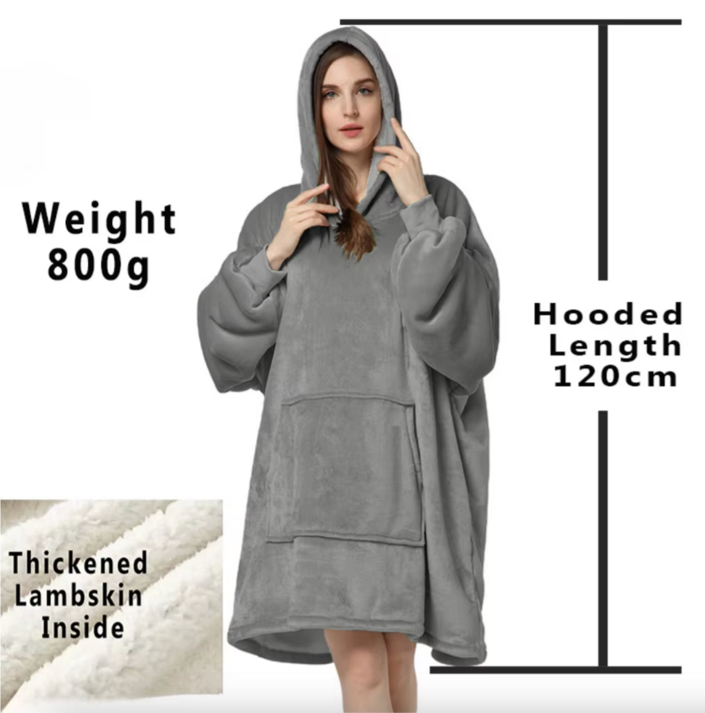 Cuddle Hoodie decke | Ultimative Wärme und Gemütlichkeit für kalte Tage!