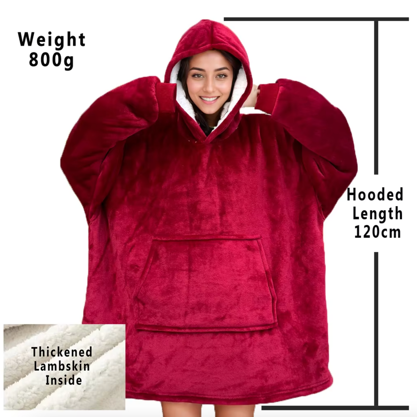 Cuddle Hoodie decke | Ultimative Wärme und Gemütlichkeit für kalte Tage!