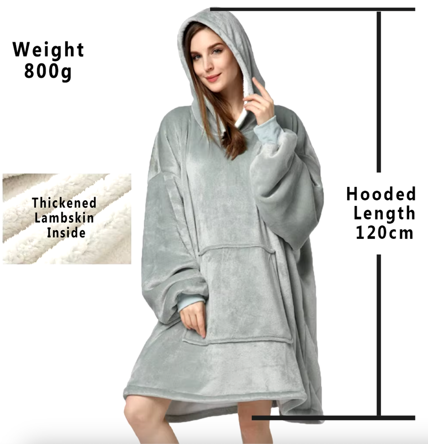 Cuddle Hoodie decke | Ultimative Wärme und Gemütlichkeit für kalte Tage!