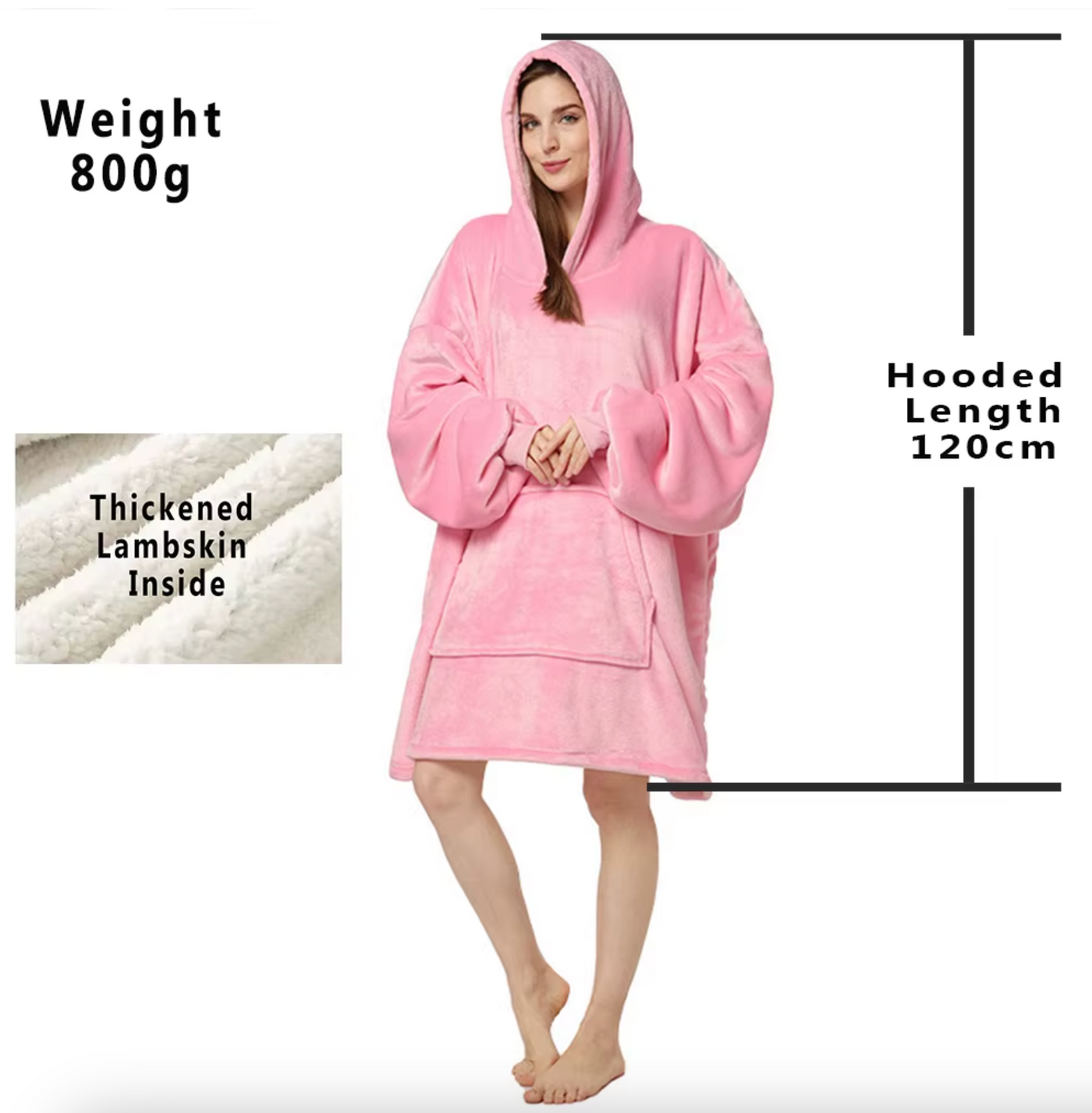 Cuddle Hoodie decke | Ultimative Wärme und Gemütlichkeit für kalte Tage!