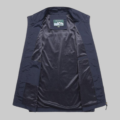 Schnelltrocknende Outdoor-Weste für Herren mit mehreren Taschen – ärmellose Weste für Abenteuer