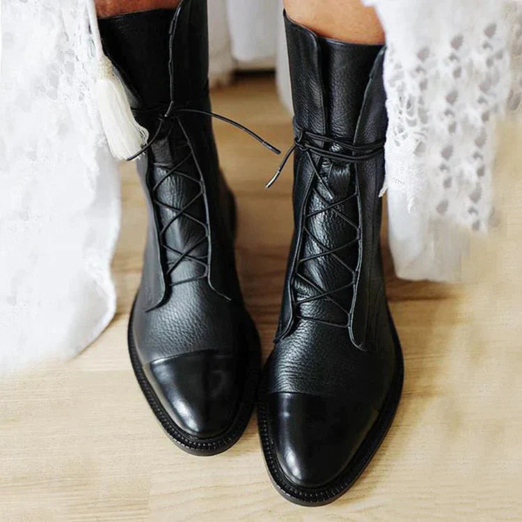 Damenstiefel im Vintage-Look – elegante Boots für jeden Anlass