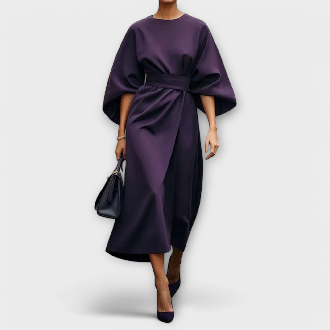 Elegantes Kleid mit Ärmeln für Damen
