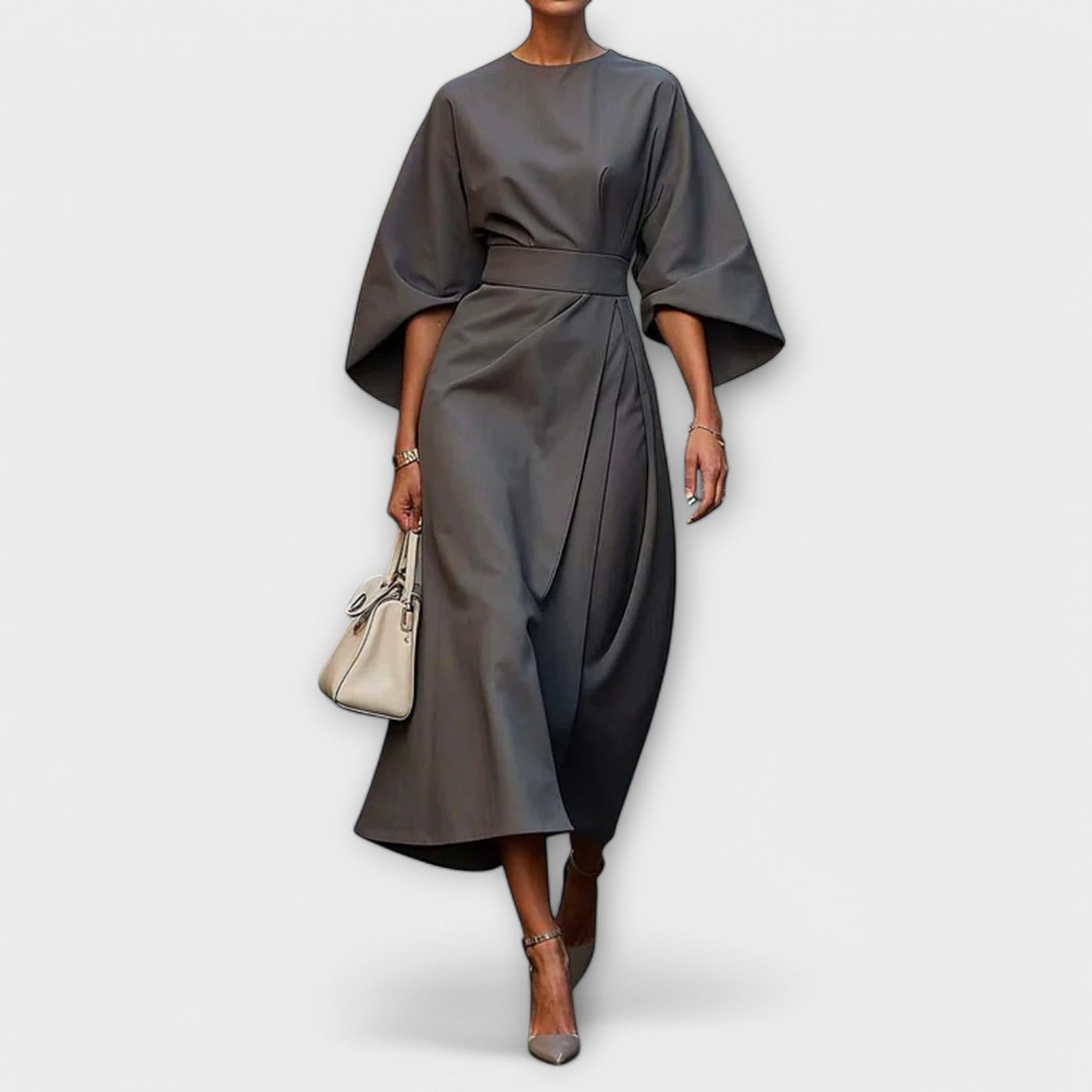 Elegantes Kleid mit Ärmeln für Damen