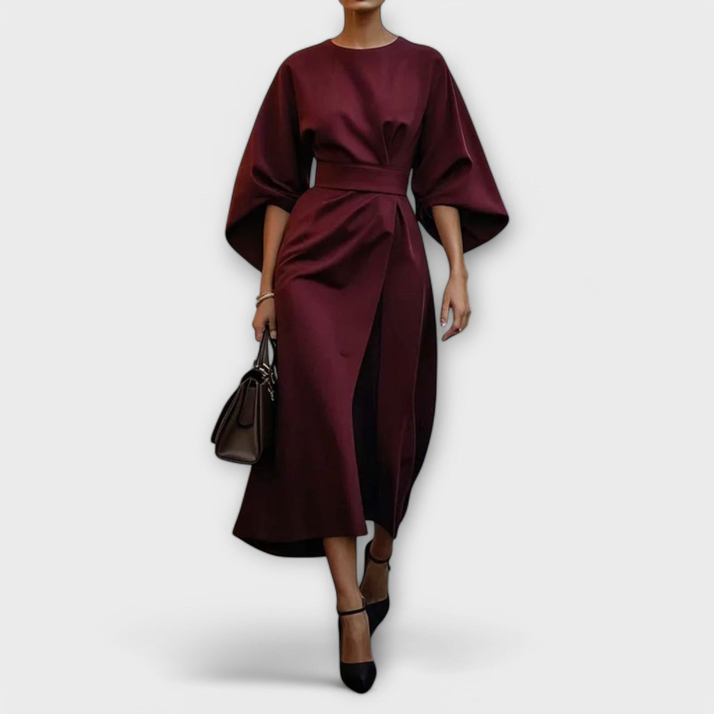 Elegantes Kleid mit Ärmeln für Damen