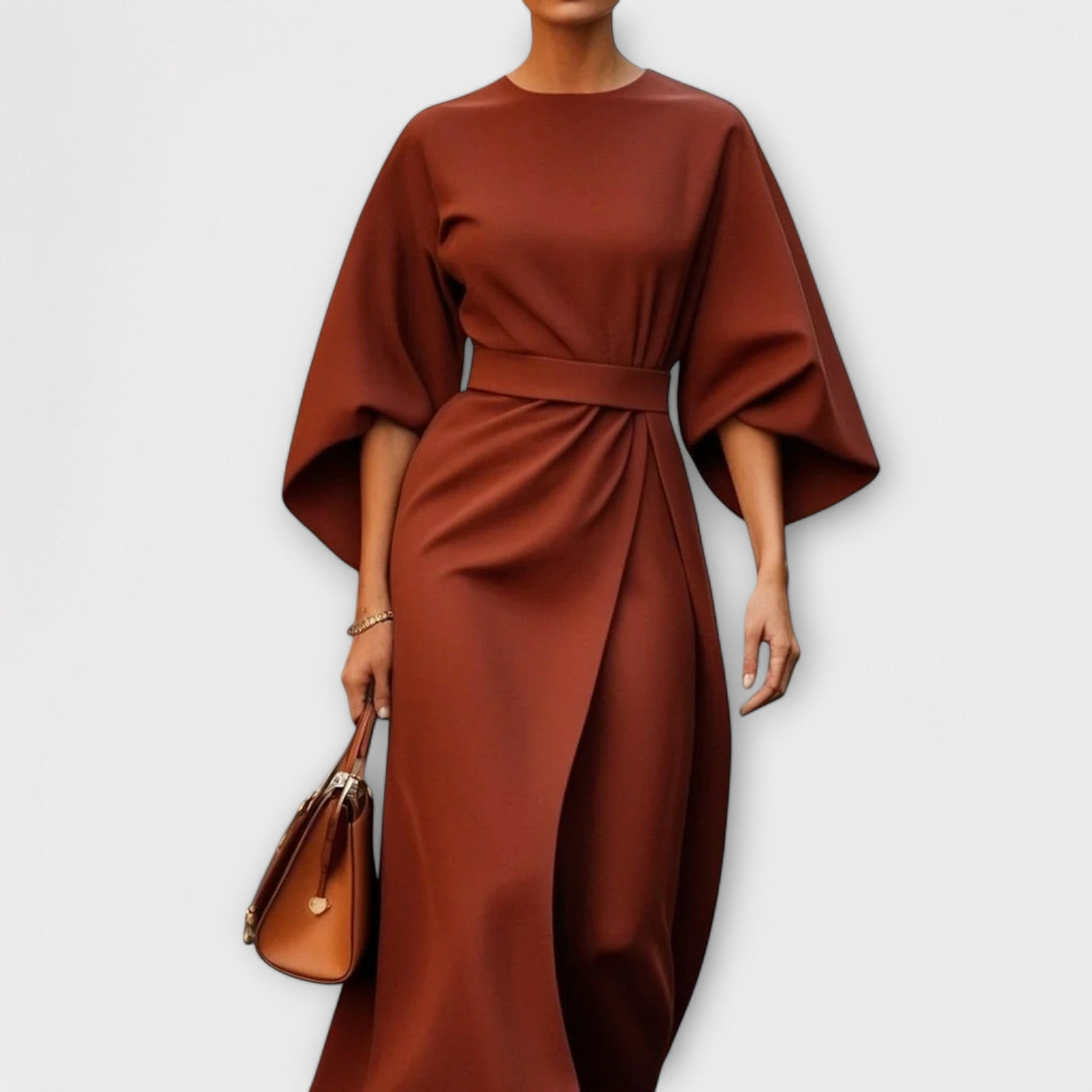 Elegantes Kleid mit Ärmeln für Damen