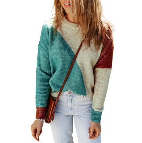 Kinsley - mehrfarbiger pullover aus kaschmir