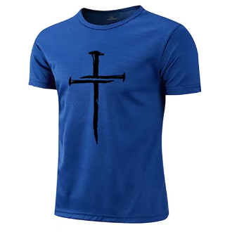 KREUZ T-SHIRT FÜR MÄNNER