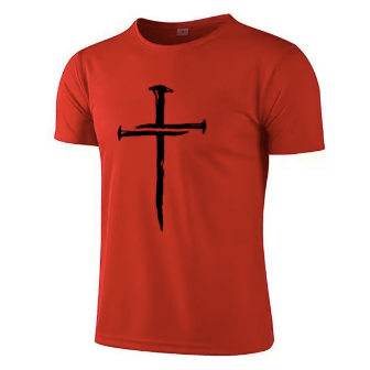 KREUZ T-SHIRT FÜR MÄNNER