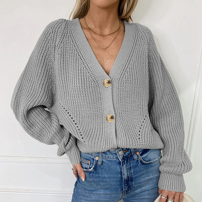 Heidi-Mode | warmer Strick V-Ausschnitt Pullover