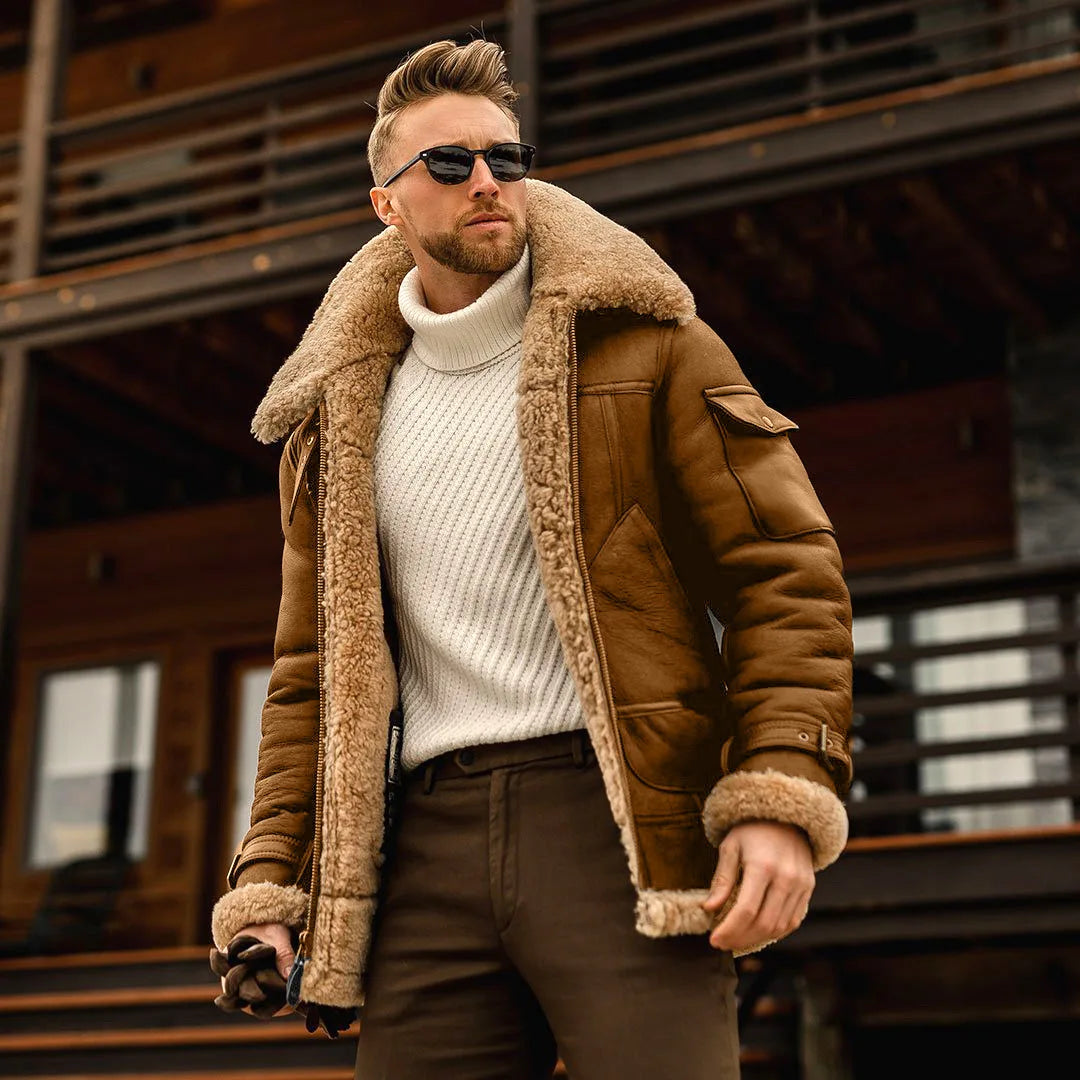 Tyson | Felljacke aus Schaffell