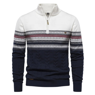 ALEJANDRO | WARMER WINTERPULLOVER MIT REISSVERSCHLUSS