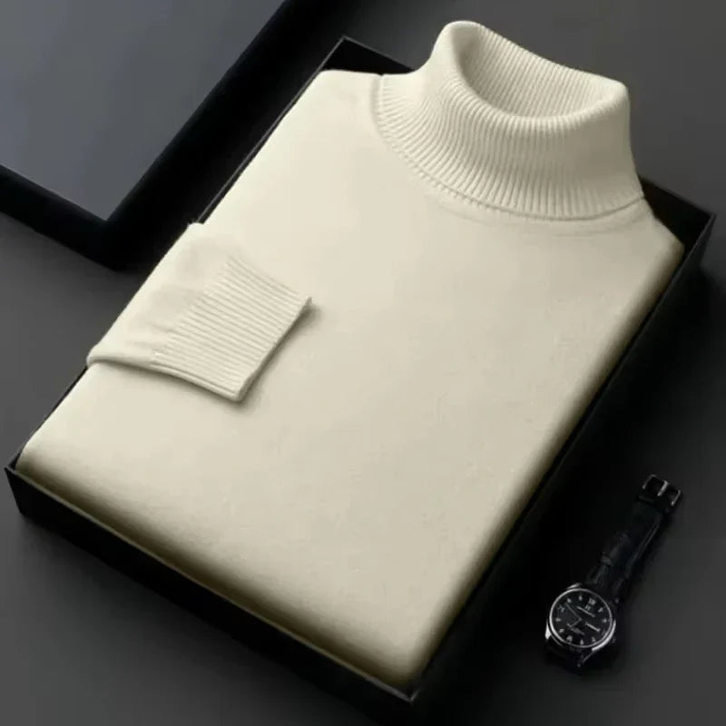 Jacob Klassischer Rollkragenpullover