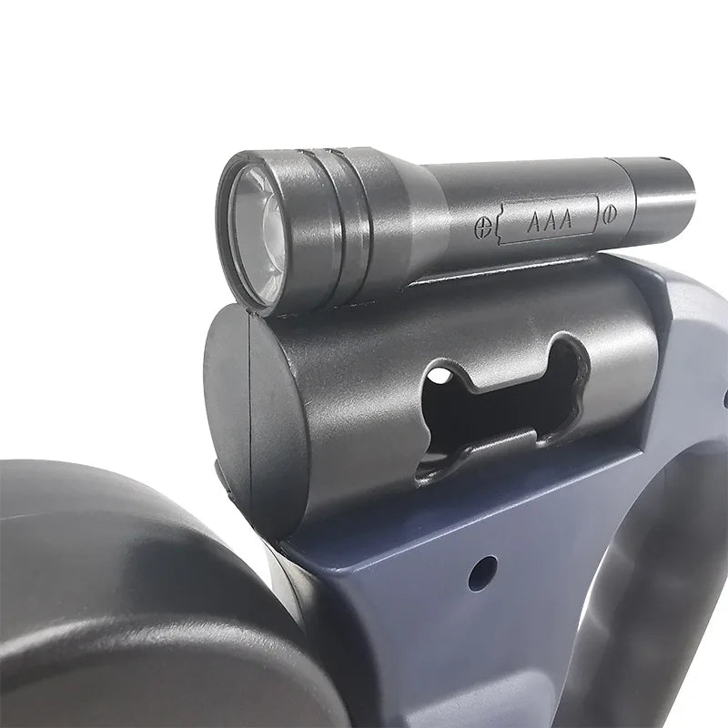 DuoPaw | Multifunktionale doppelte Hundeleine mit integrierter LED-Taschenlampe
