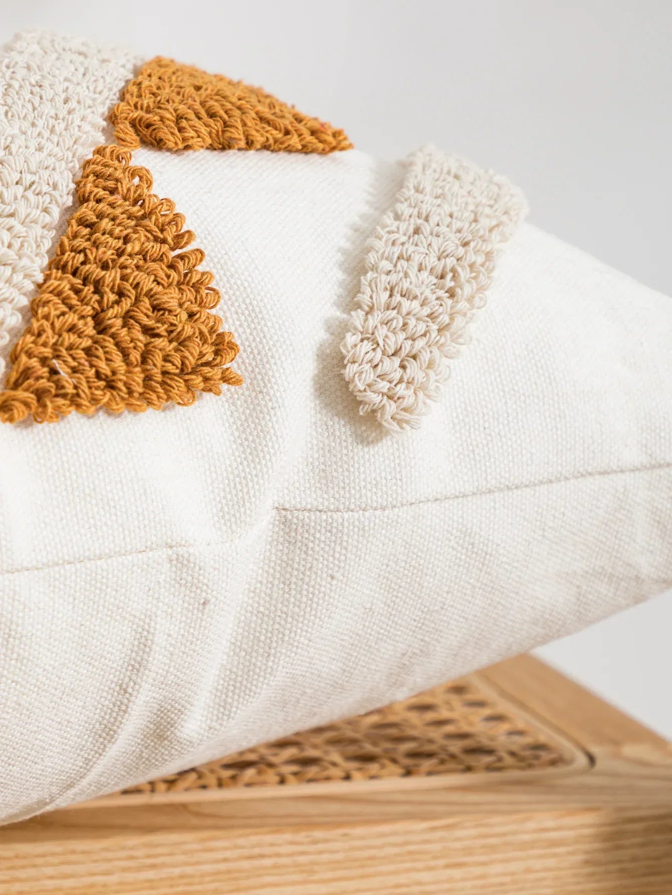 Heidi-Mode | Boho geometrischer Kissenbezug