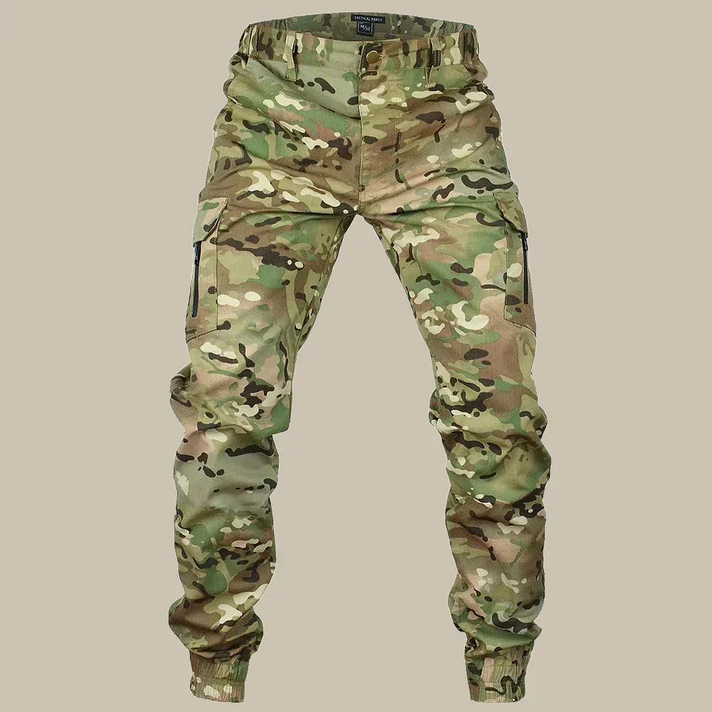 Cargohose für Herren - Wanderhose im militärischen Stil für Outdoor