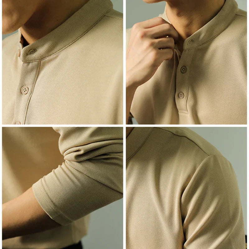 Redmond | Klassisches Henley-Hemd mit Stil